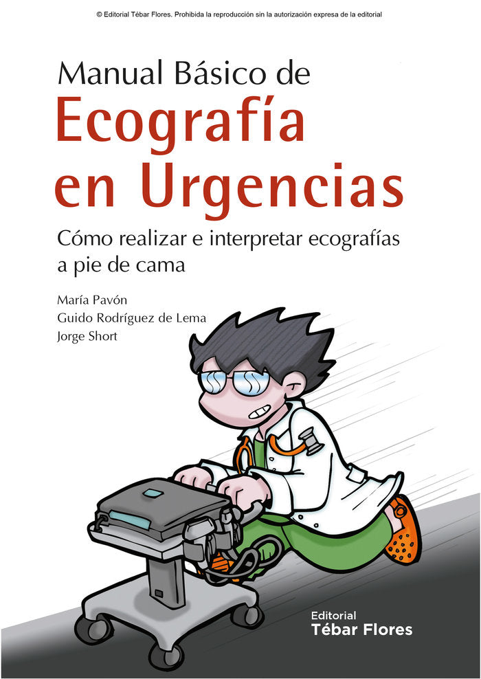 MANUAL BÁSICO DE ECOGRAFÍA EN URGENCIAS, de PAVÓN MORENO | portada del libro
