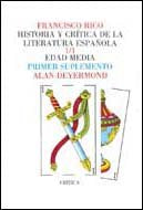Vol. 1: Edad Media, de Deyermond | portada del libro