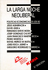 LA LARGA NOCHE NEOLIBERAL, de AA.VV. | portada del libro