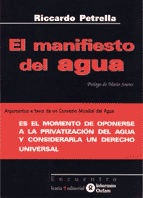 Manifiesto del agua, El, de Petrella, Riccardo | portada del libro