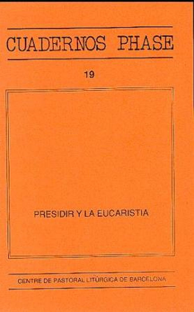 Presidir la Eucarist¡a, de MARTIMORT, A.G. | portada del libro