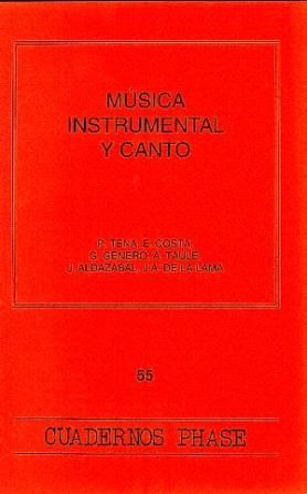 Música instrumental y canto, de TENA | portada del libro