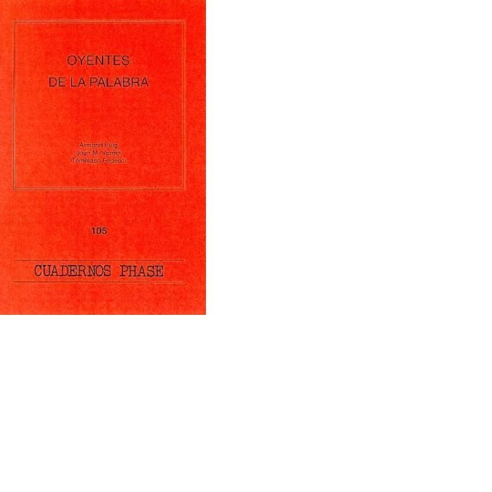 Oyentes de la Palabra, de Puig, A. | portada del libro