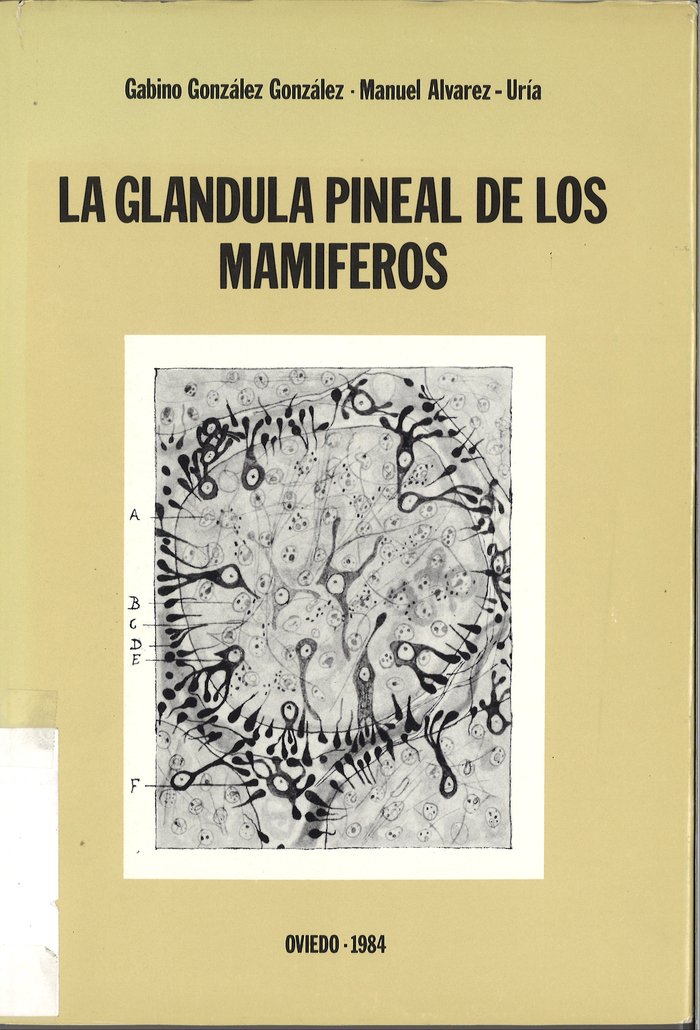 La glándula pineal de los mamíferos, de González González | portada del libro