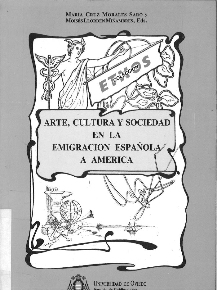 Arte, cultura y sociedad en la emigración española a América, de Morales Saro | portada del libro