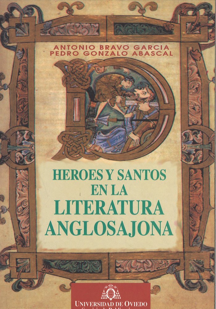 Héroes y santos en la literatura anglosajona, de Bravo García | portada del libro