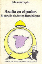 Azaña en el poder, de Espín | portada del libro