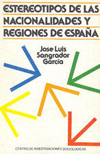 Estereotipos de las nacionalidades y regiones de España, de Sangrador García | portada del libro