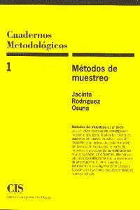 Métodos de muestreo, de Rodríguez Osuna | portada del libro