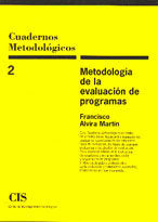 Metodología de la evaluación de programas, de Alvira Martín | portada del libro