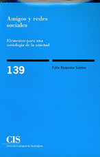 Amigos y redes sociales, de Requena Santos, Félix | portada del libro
