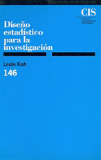 Diseño estadístico para la investigación, de Kish | portada del libro