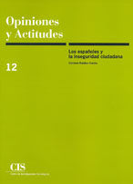 Los españoles y la inseguridad ciudadana, de Ruidíaz García, Carmen | portada del libro