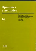 La imagen social de las nuevas tecnologías biológicas en España, de Atienza, Julián | portada del libro