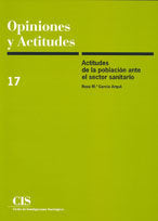 Actitudes de la población ante el sector sanitario, de García Arqué, Rosa M.ª | portada del libro