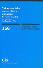 Valores sociales en la cultura andaluza, de Bericat Alastuey, Eduardo | portada del libro