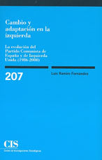 Cambio y adaptación en la izquierda, de Ramiro Fernández, Luis | portada del libro