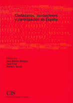 Ciudadanos, asociaciones y participación en España, de MONTERO,J. | portada del libro
