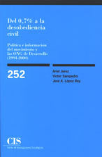 Del 0,7% a la desobediencia civil, de Jerez, Ariel | portada del libro