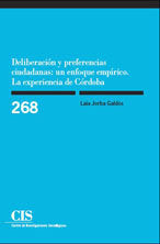 Deliberación y preferencias ciudadanas, de Jorba Galdós, Laia | portada del libro