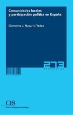 Comunidades locales y participación política en España, de Navarro, Clemente J. | portada del libro