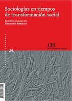 Sociologías en tiempos de transformación social, de BERICAT,EDUARDO | portada del libro