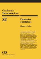 Entrevistas cualitativas, de Valles | portada del libro