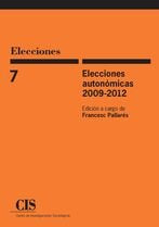 Elecciones autonómicas 2009-2012, de Pallarés, Francesc (ed.) | portada del libro