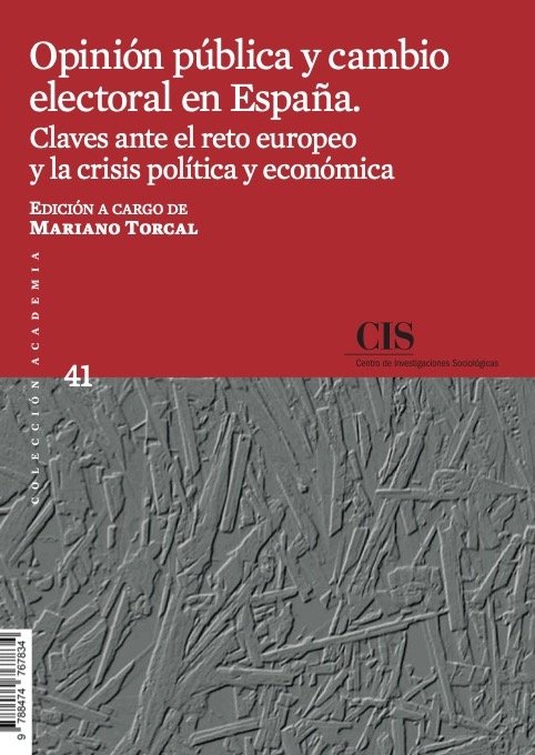 Opinión pública y cambio electoral en España | portada del libro
