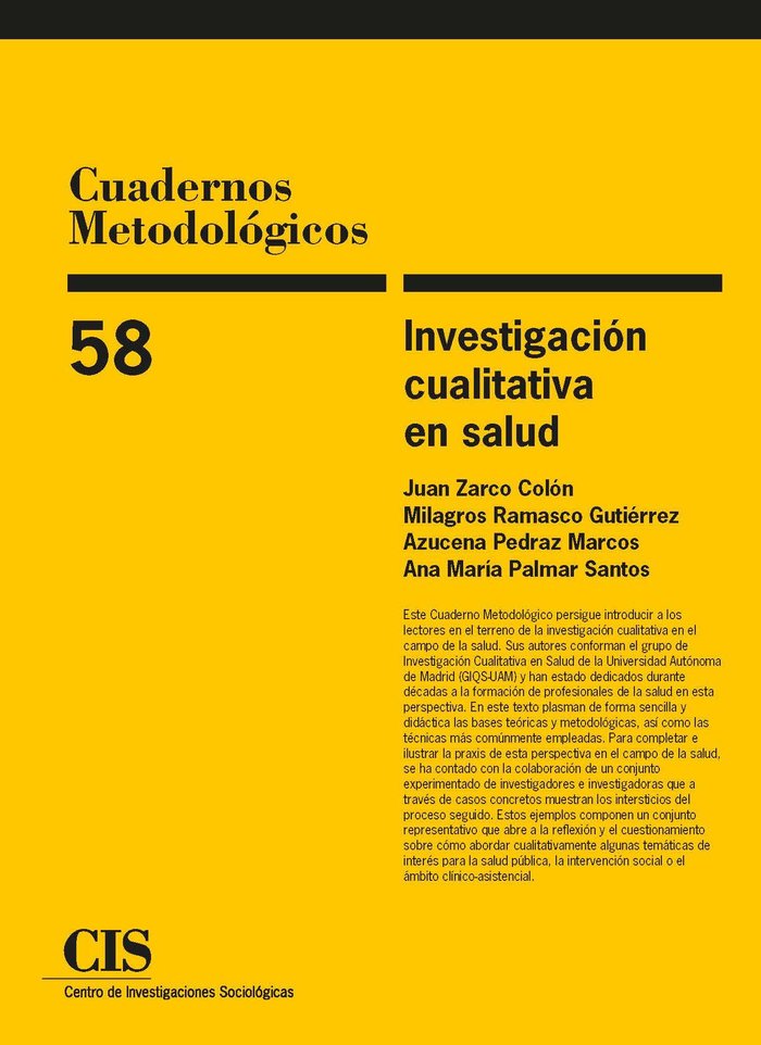 Investigación cualitativa en salud, de Zarco Colón, Juan | portada del libro