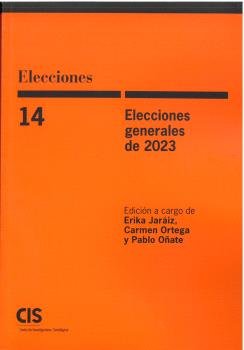 Elecciones Generales 2023, de OÑATE, PABLO | portada del libro