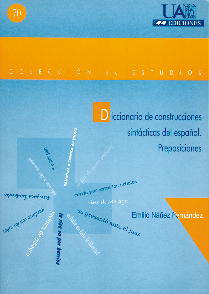 Diccionario de construcciones sintácticas del español. Preposiciones., de Náñez | portada del libro