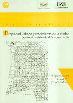 Propiedad urbana y crecimiento de la ciudad, de Philippe Lavastre | portada del libro