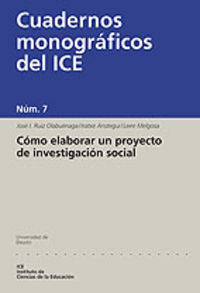 Cómo elaborar un proyecto de investigación social, de RUIZ OLABUENAGA | portada del libro