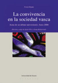 La convivencia en la sociedad vasca Vol. I, de AA.VV. | portada del libro