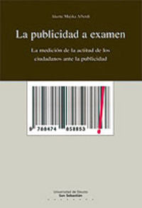 La publicidad a examen, de Mujika Alberdi | portada del libro