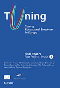 Tuning Educational Structures in Europe, de GONZALEZ, JULIA | portada del libro