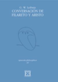 Conversación de Filareto y Aristo, de Leibniz, Gottfried Wilhelm von | portada del libro