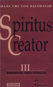 Spiritus Creator, de Balthasar | portada del libro