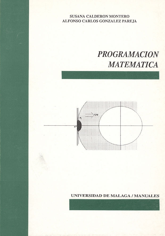 Programación matemática, de González Pareja | portada del libro