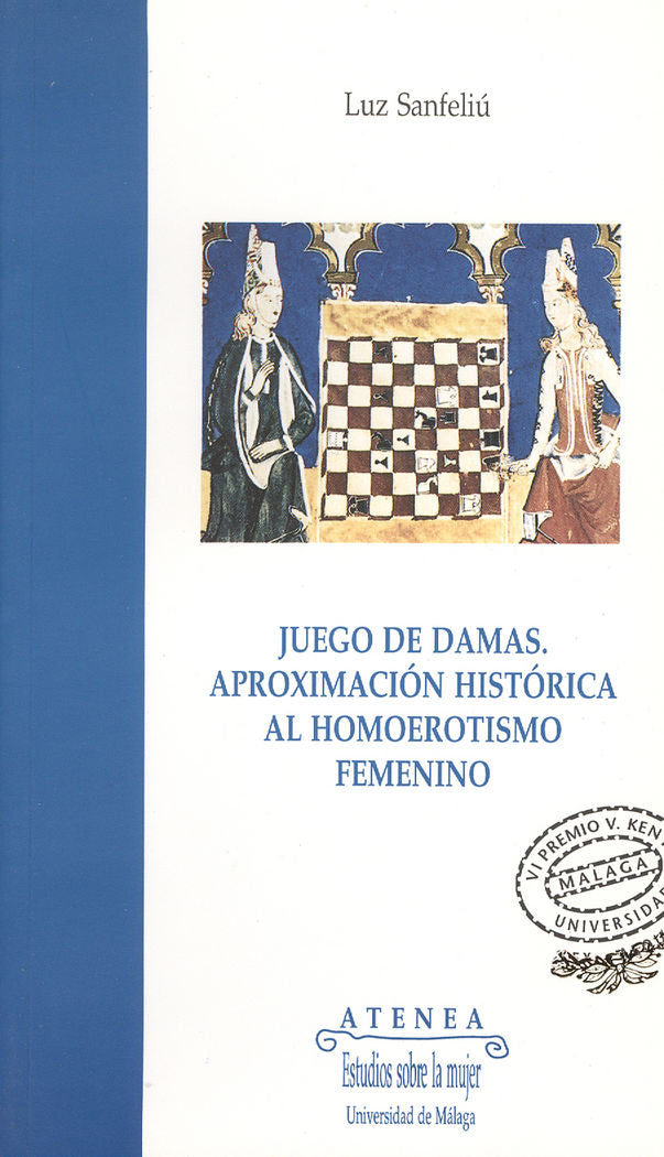 Juego de damas. Aproximación histórica al homoerotismo femenino, de Sanfeliú | portada del libro