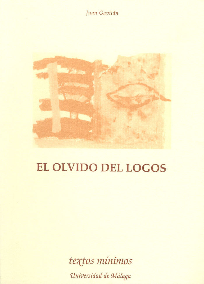 El olvido del logos, de Gavilán Macías | portada del libro