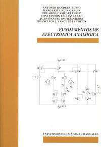 Fundamentos de Electrónica Analógica, de BANDERA RUBIO | portada del libro