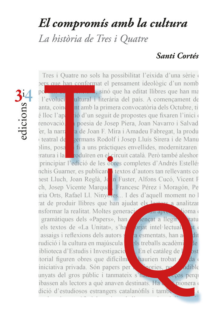 El compromís amb la cultura, de Cortés, Santi | portada del libro