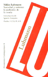 Sociedad y sistema: la ambición de la teoría, de Luhmann | portada del libro
