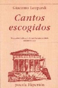 Cantos escogidos, de LEOPARDI | portada del libro