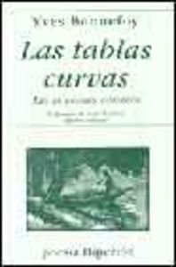Las tablas curvas = Les planches courbes, de Bonnefoy | portada del libro