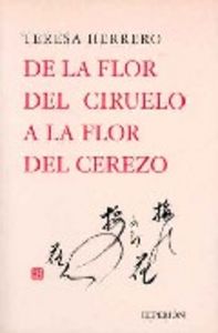 De la flor del ciruelo a la flor del cerezo, de Herrero Ferrio | portada del libro