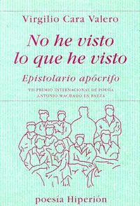 No he visto lo que he visto, de Cara Valero, Virgilio | portada del libro