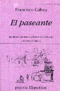 El paseante, de Gálvez | portada del libro
